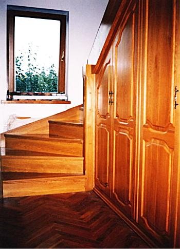 Schody a zábradlia, práca stolárstva AV v Pružine